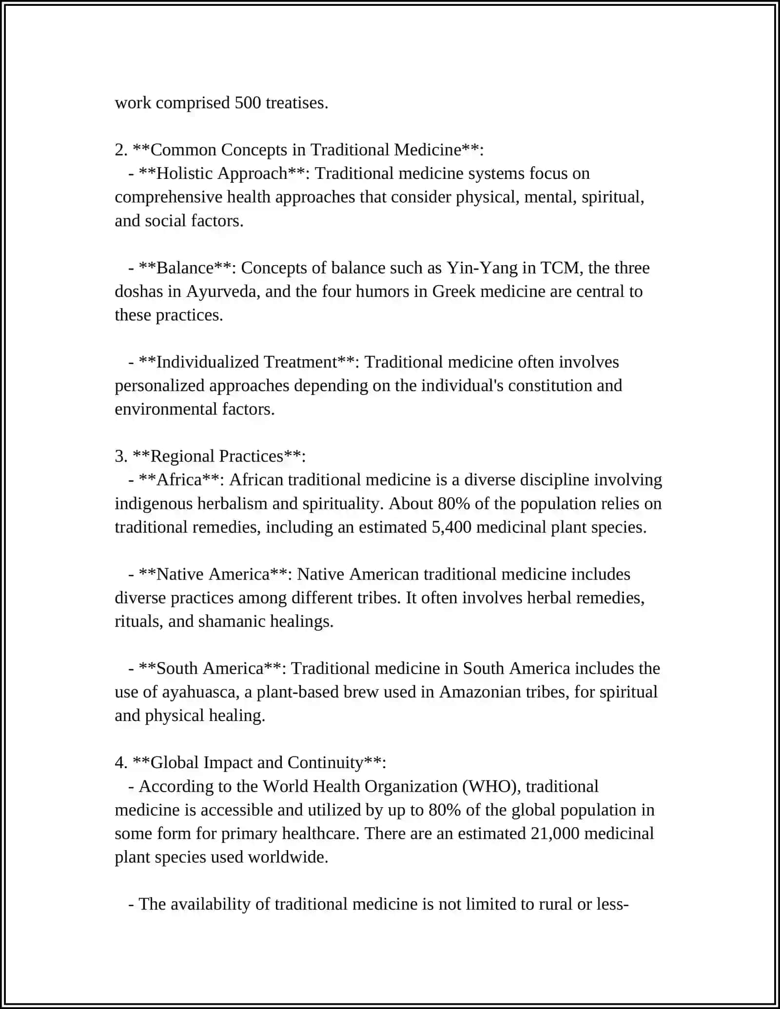 Traditional Medicine: Origins and Development 4