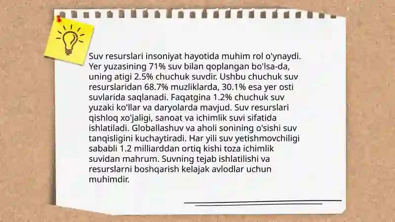 Tabiiy resurslar bizning boyligimiz 4