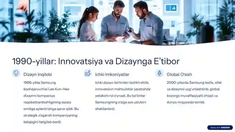 Samsung: Brend Tarixi, Mahsulotlari va Global Strategiyasi 4