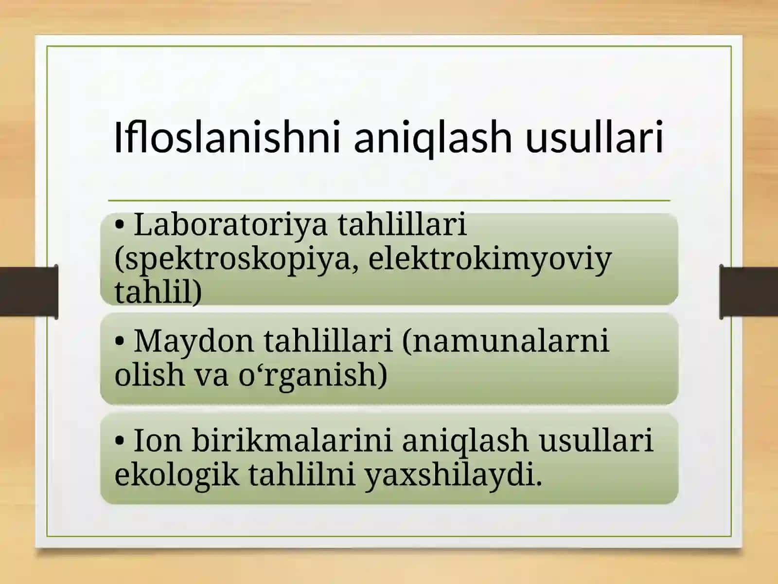 Ion bog‘lanishli birikmalar va ifloslanishning yechimlari 4