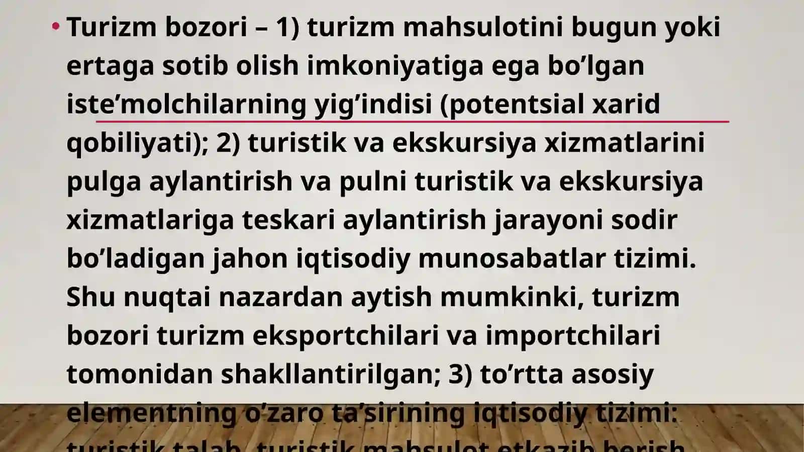 Turistik xizmatlar bozori 4