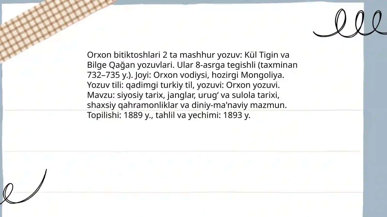 Qadimgi turkiy bitiktoshlar 4