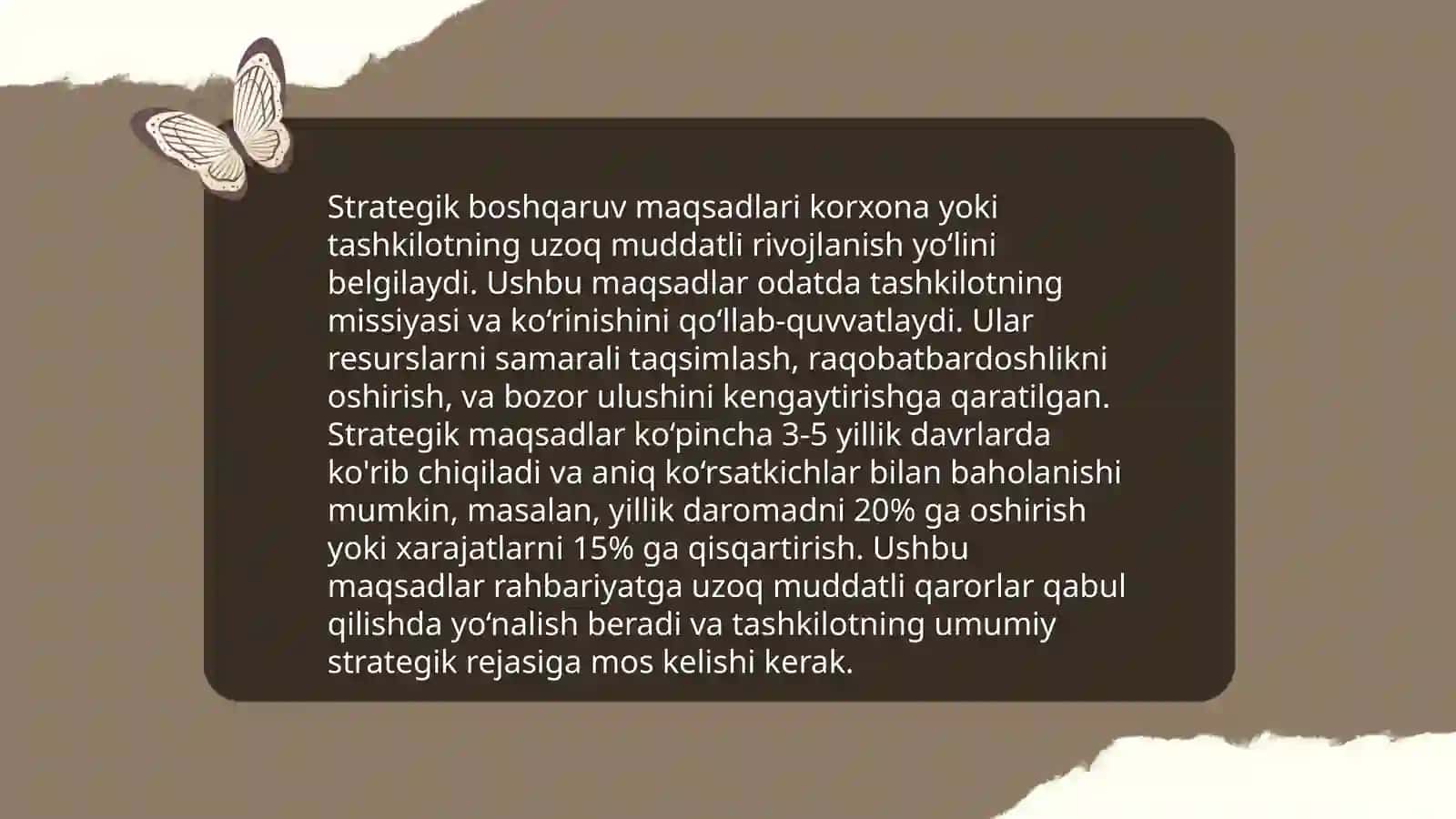 Boshqaruv maqsadi va unga qoʻyiladigan talablar 4