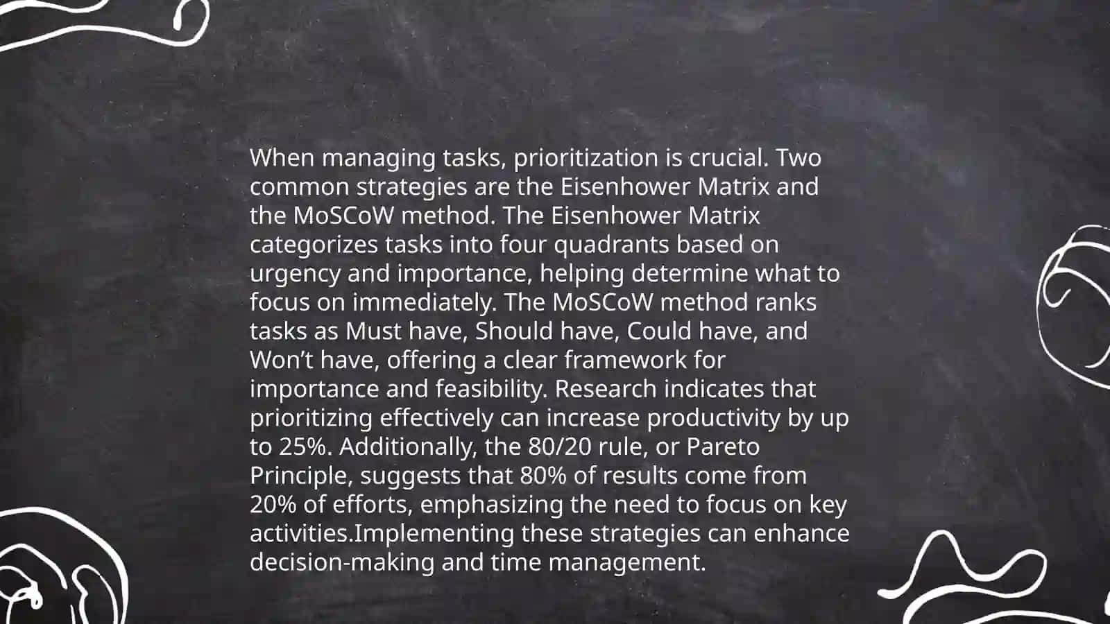 Strategist for managing time during the test 4
