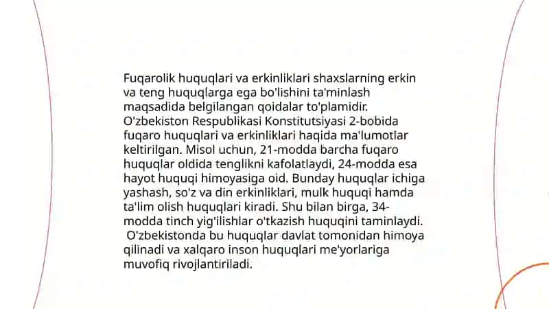 Mexnat huquqlari va erkinliklari 4
