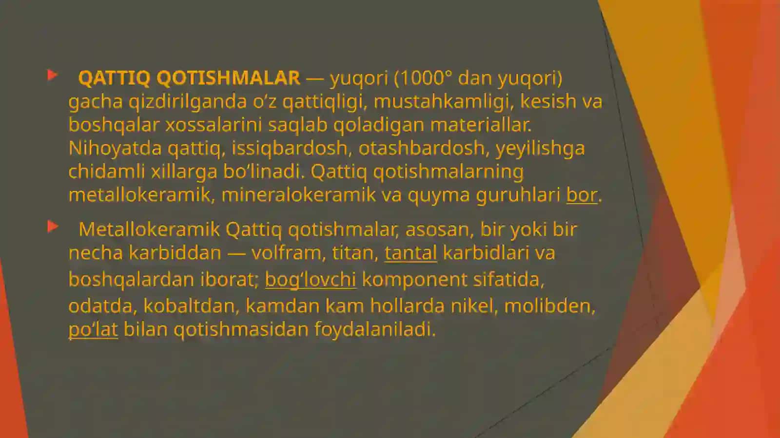 Kukun metallurgiyasi haqida asosiy ma`lumotlar 4