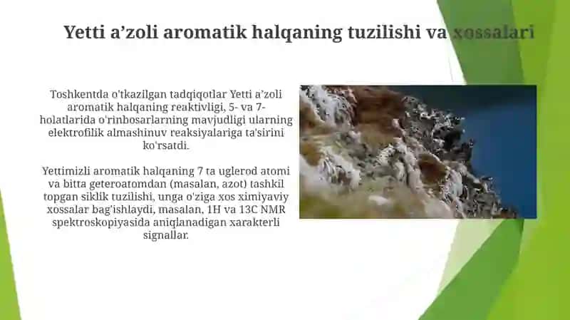 Tsikloheptatrien va uning hosilalari 4