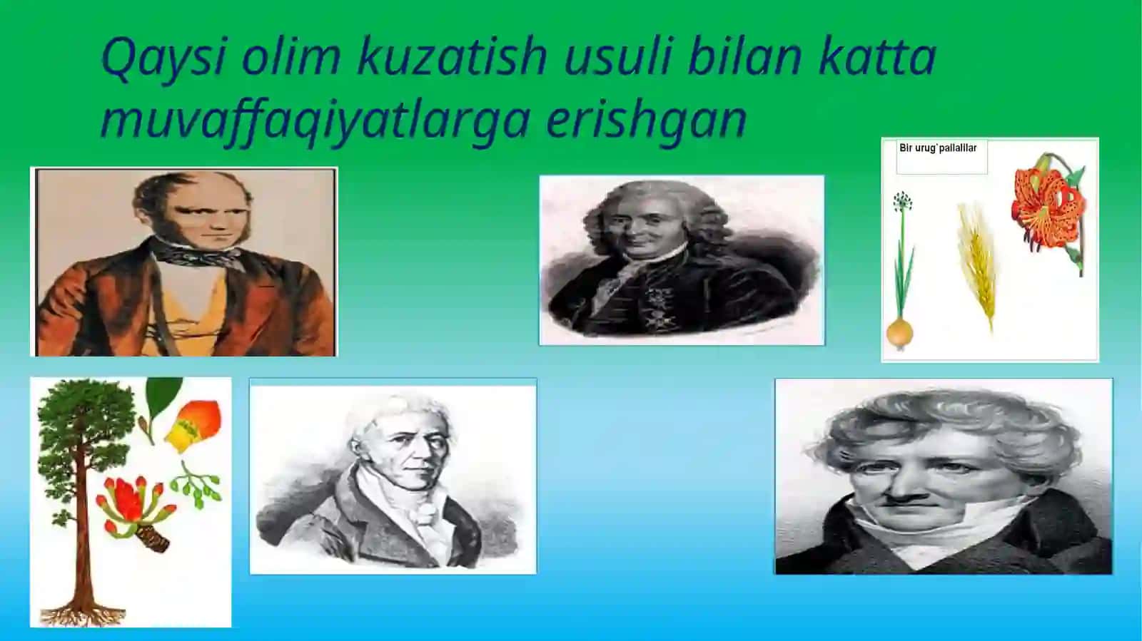 Tirik organizmlarni o’ziga xos xususiyatlari 4