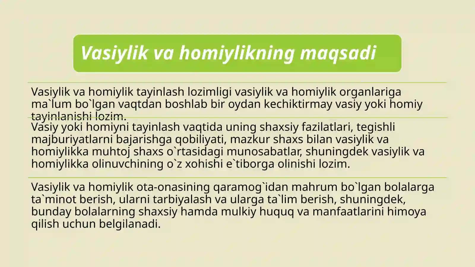 Vasiylik va homiylik 4