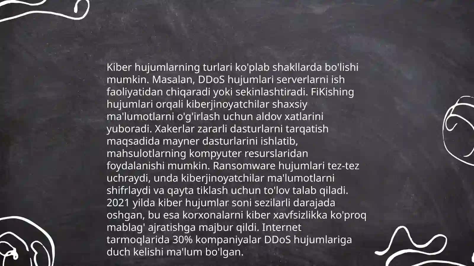 Kiberxavsizlik kiber hujumlar va kibermetika 4