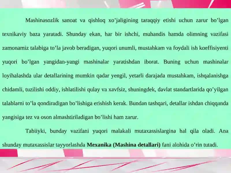 Parchin mixli birikmalar. turlari, qo`llanilishi. 4