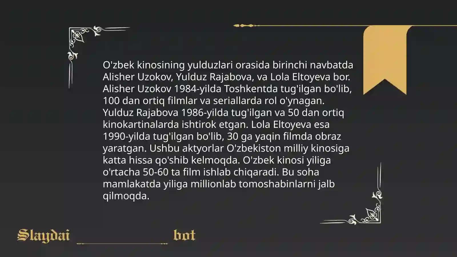 Zamonaviy san'at va madaniyat iste'dodlari 4