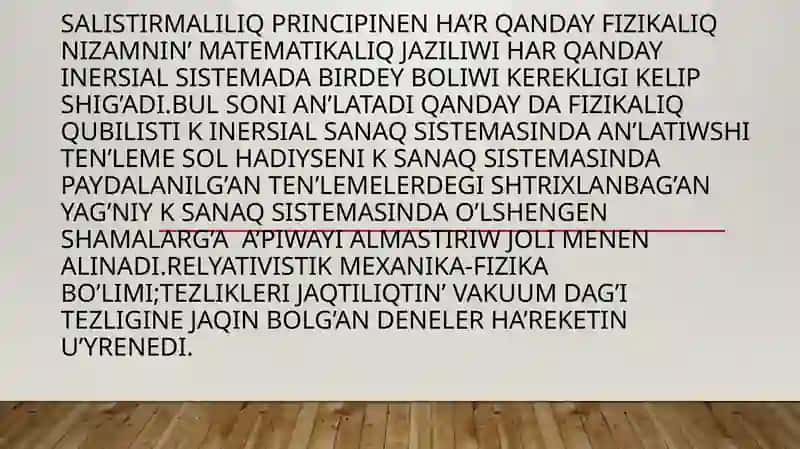 RELYATIVISTLIKDINAMIKAELEMENTLERI 4