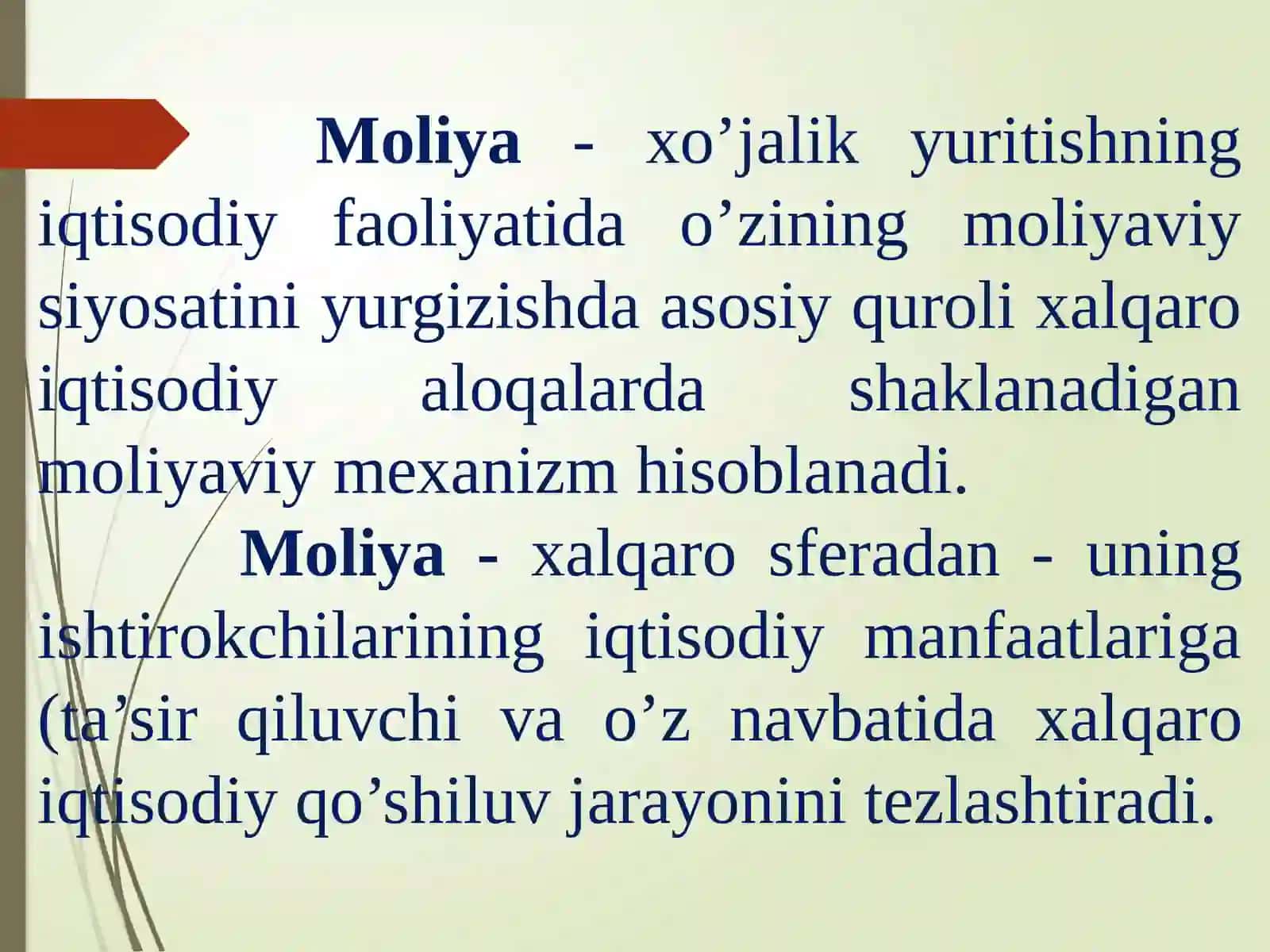 ХALQARO MOLIYA 4