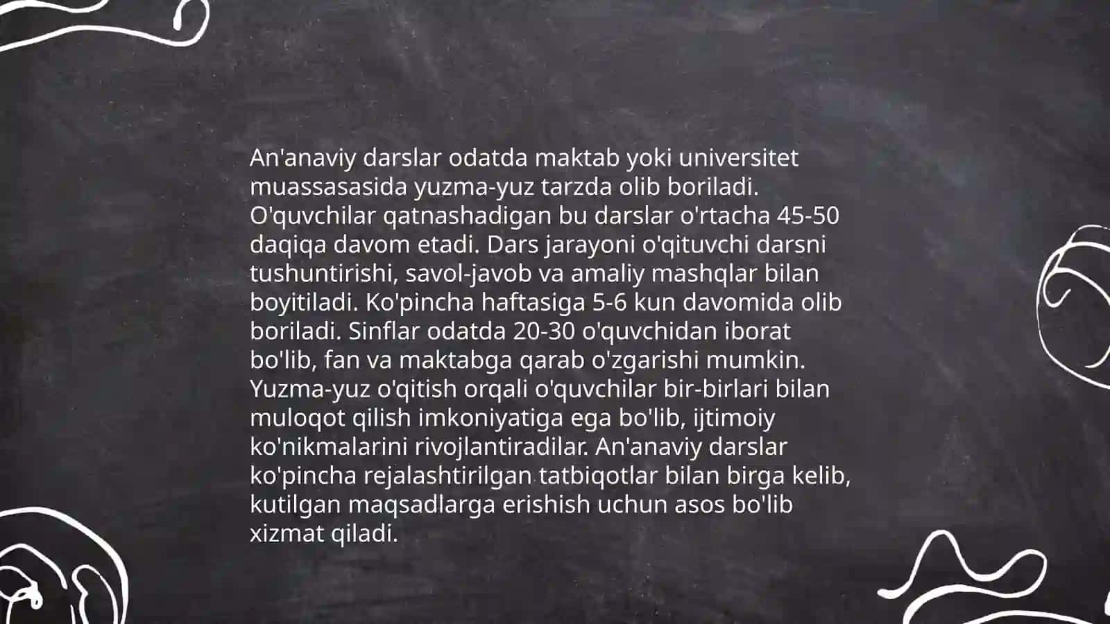 Ta'limni Tashkil Etish Turlari va Shakllari 4
