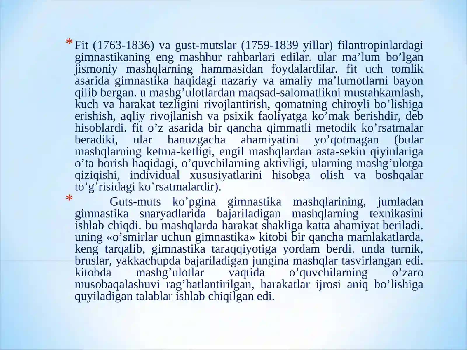 Gimnastikaning Vujudga Kelishi Tarixi 4