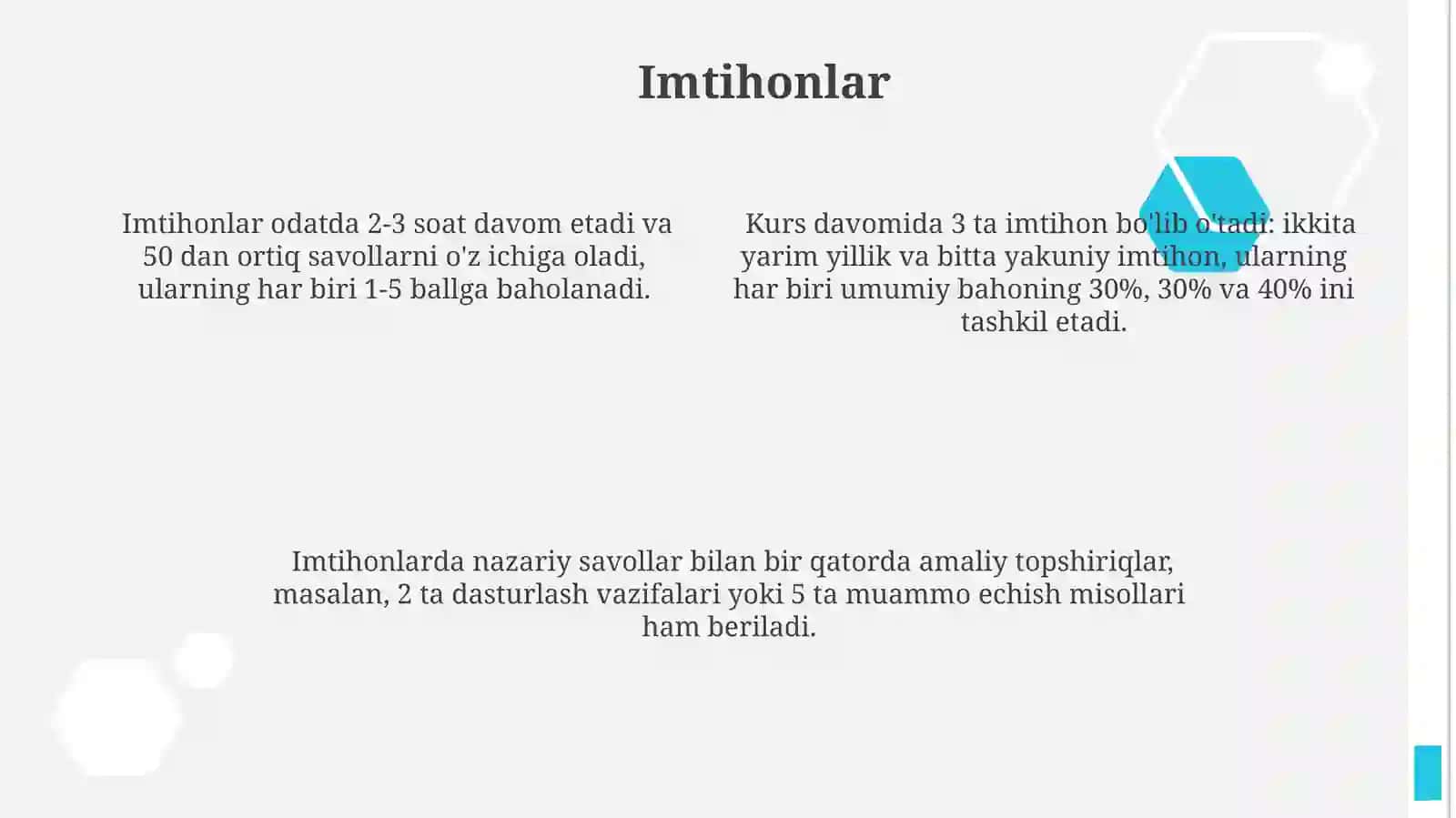Kurs Dasturi 4