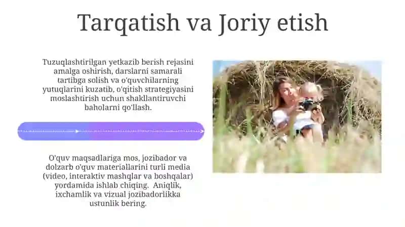 O'qitish metodlari bo'yicha materiallar tayyorlash 4
