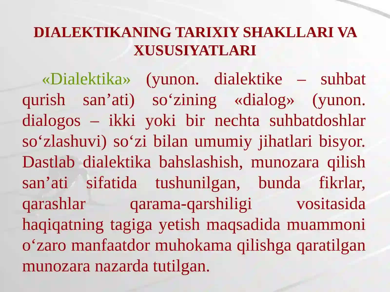 Falsafaning rivojlanishi 4