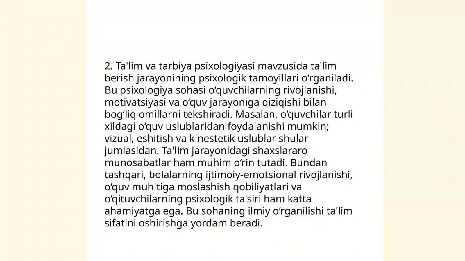 Tarbiya jarayonida shaxsiy rivojlanish 4