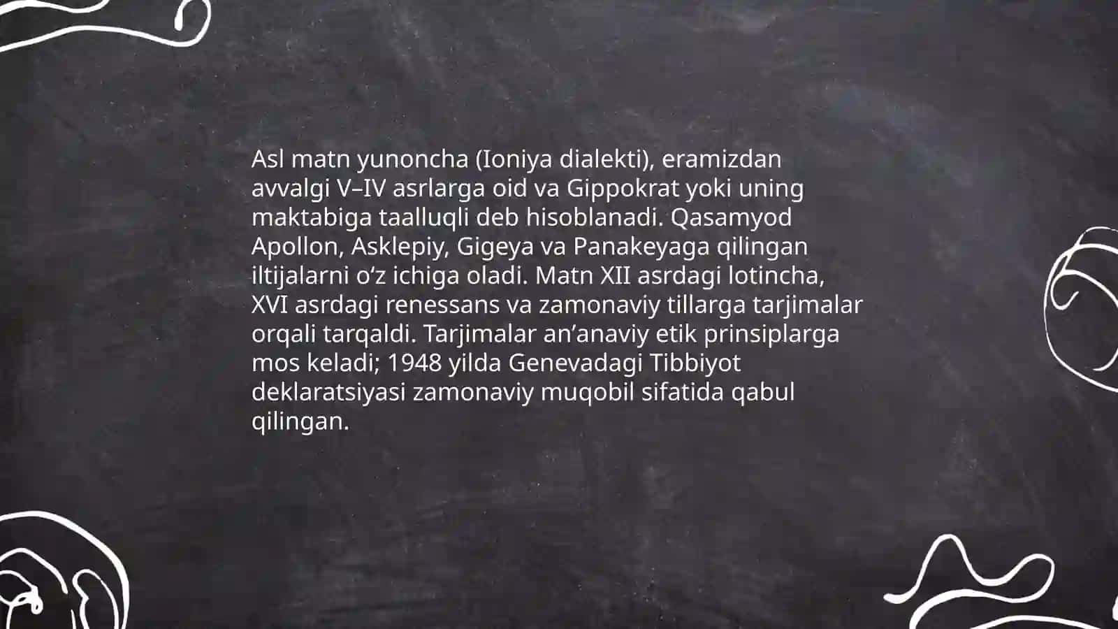 Gippakrat qasamyodi 4