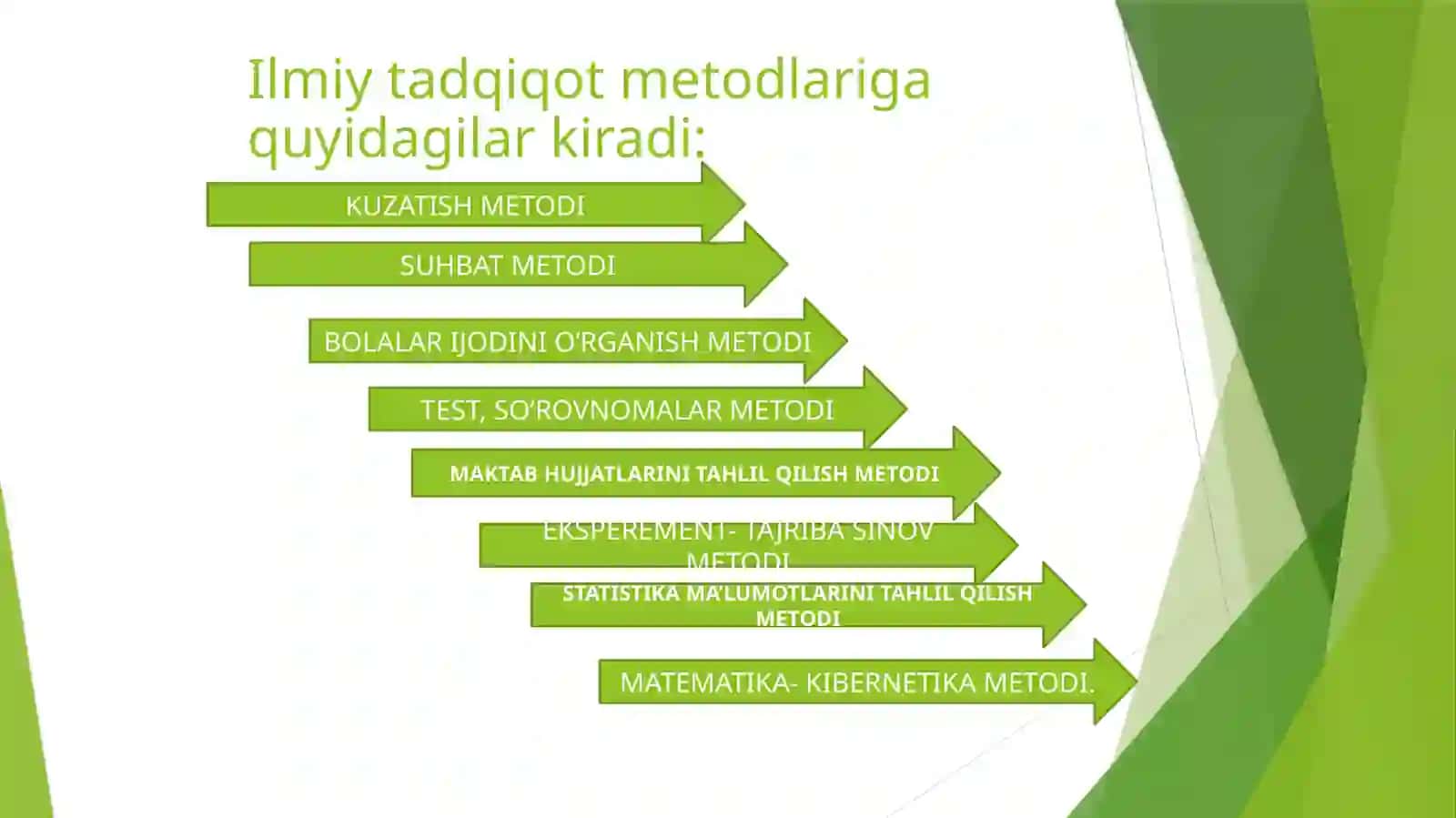 Ilmiy tadqiqot metodologiyasi 4