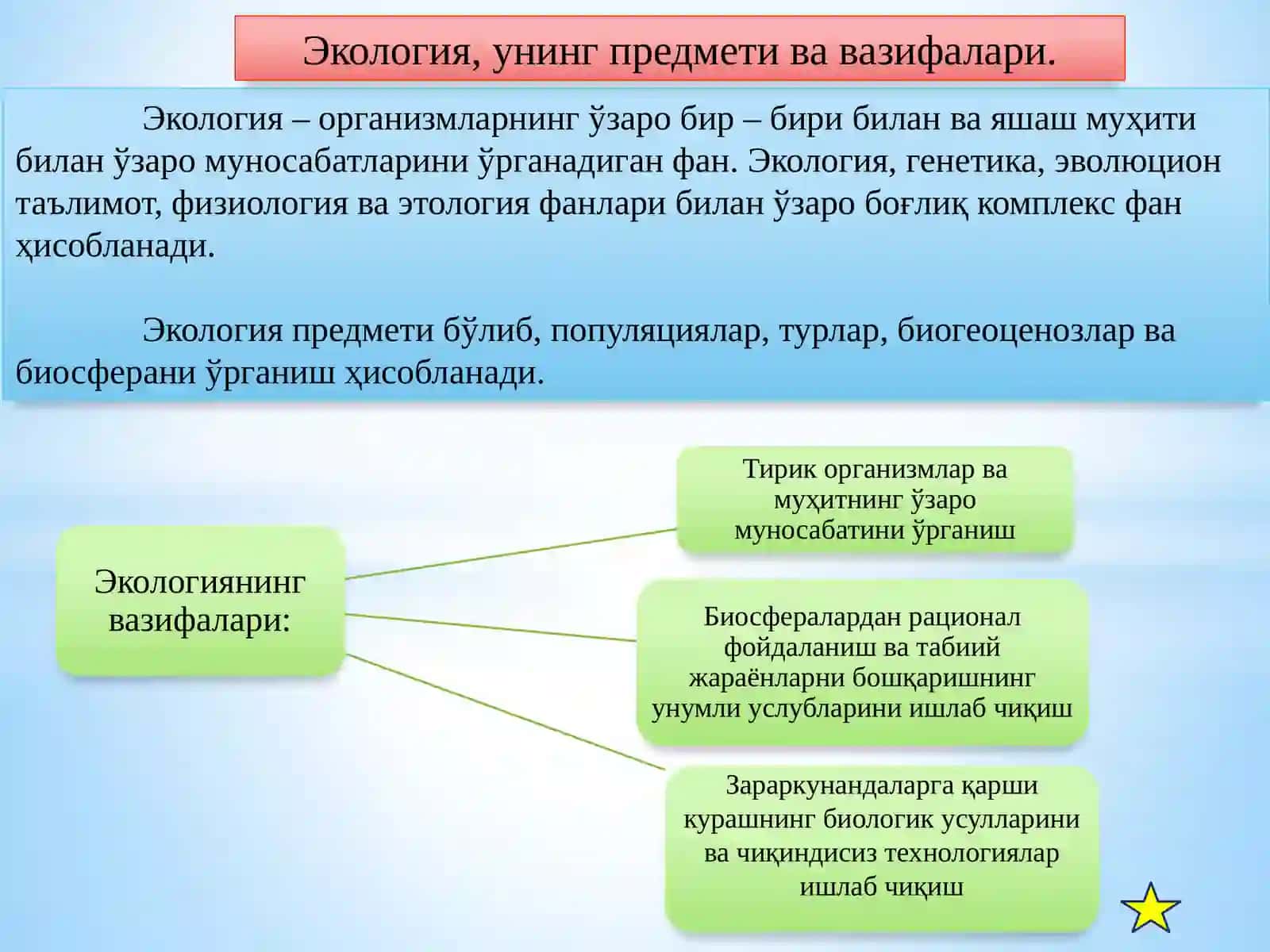 Одамэкологияси ва биосфера 4