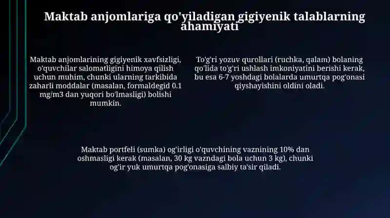 Gigiyenik talablar 4