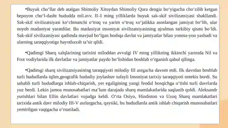 QаdimgiShаrq tаrixi mаnbаshunosligi 4