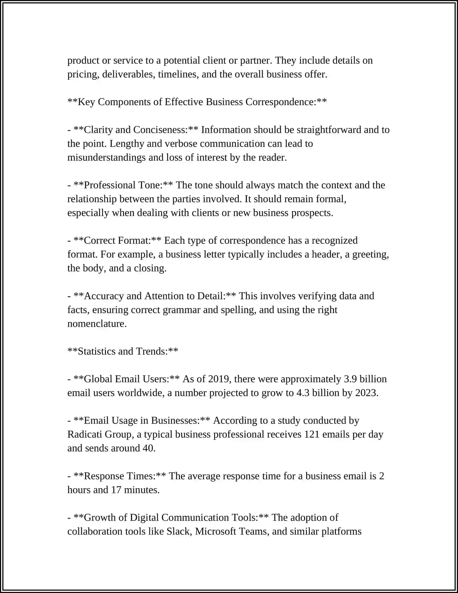 FORMAL LETTERS AND EMAILS 4