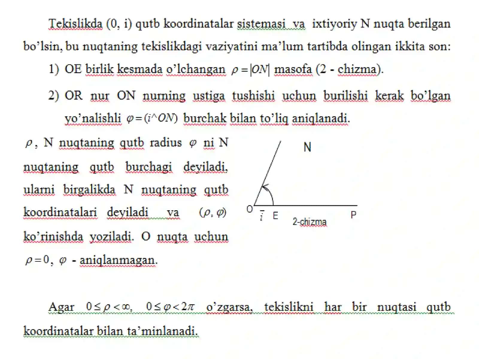 Qutbkoordinatalarsistemasi 4
