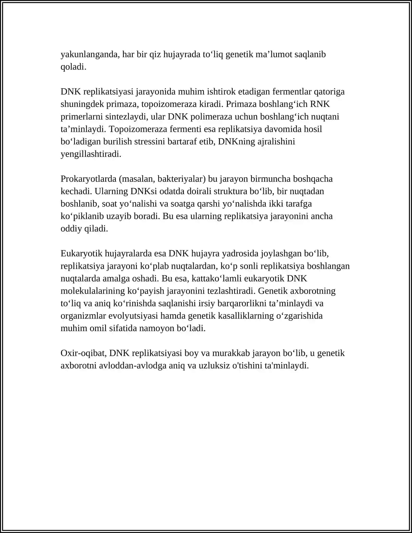 REPLIKARSIYA JARAYONLARI 4