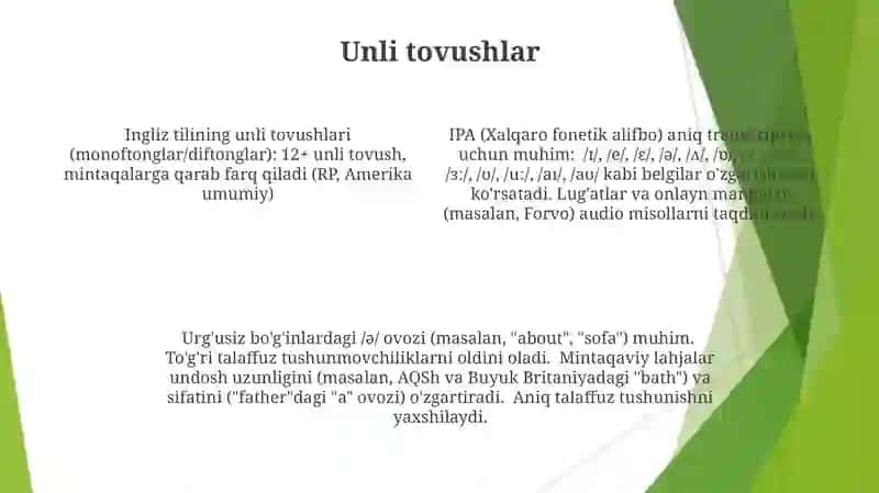 Tovushlarning toʻgʻri talaffuzi 4