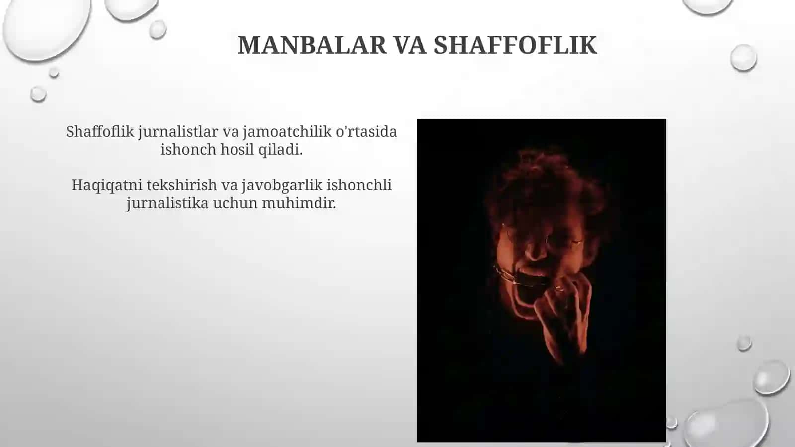 Jurnalistikada rost haqiqat 4