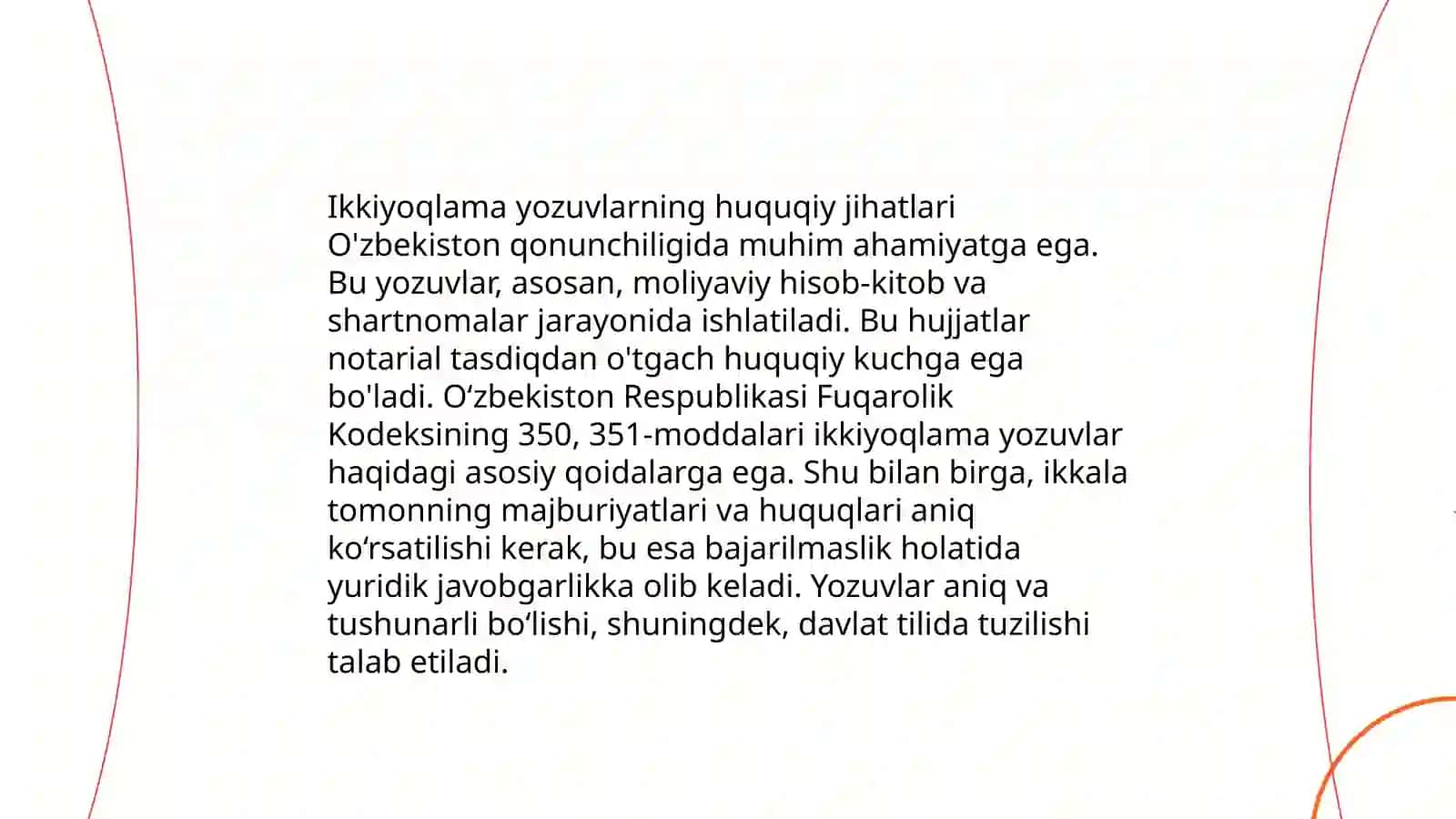 Ikkiyoqlama yozuvning nazariy asosi 4