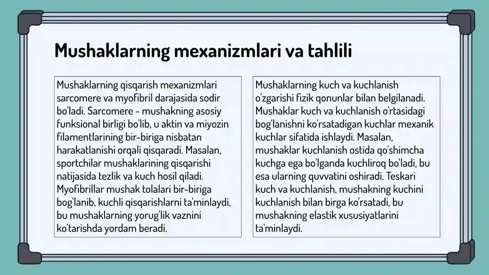 mushaklarning ishi va biomexanikasi 4