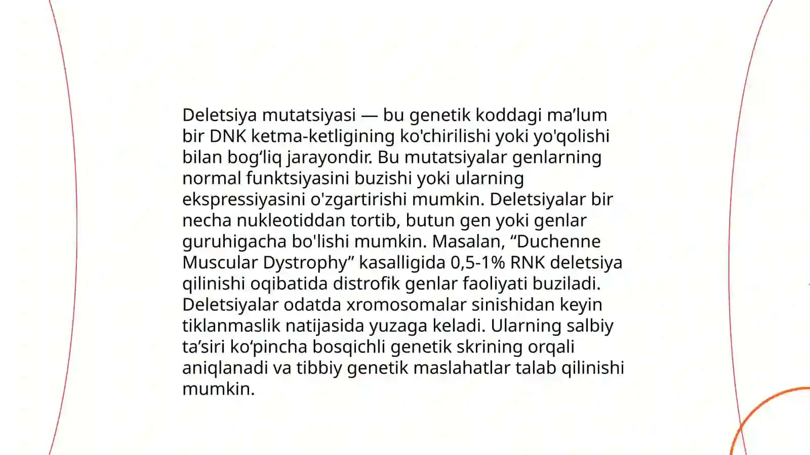 Xromosama mutatsiyalari 4
