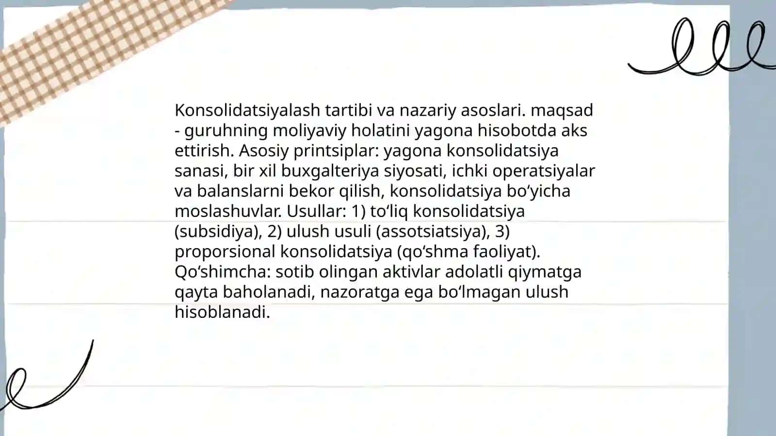 Konsalidatsiyalashgan moliyaviy hisobot 4