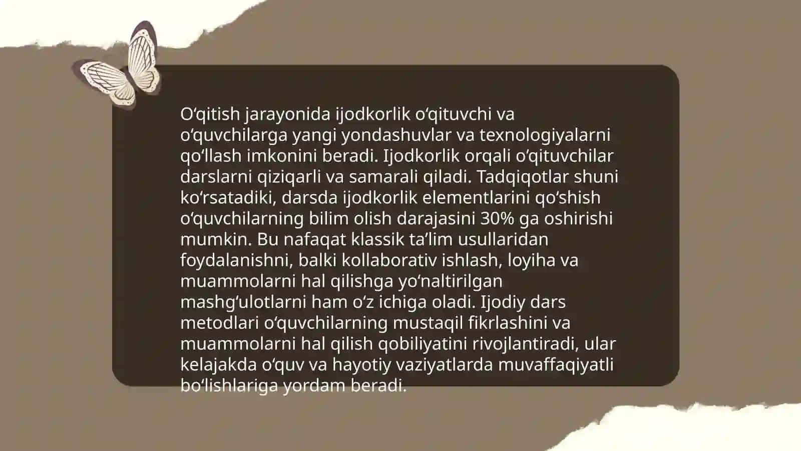 Kreativ ta'lim usullari 4