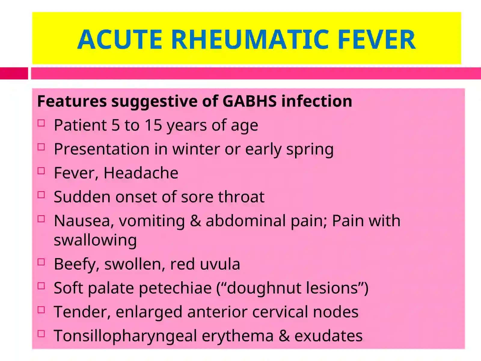 RHEUMATIC FEVER & RHEUMATIC HEART DISEASE 4