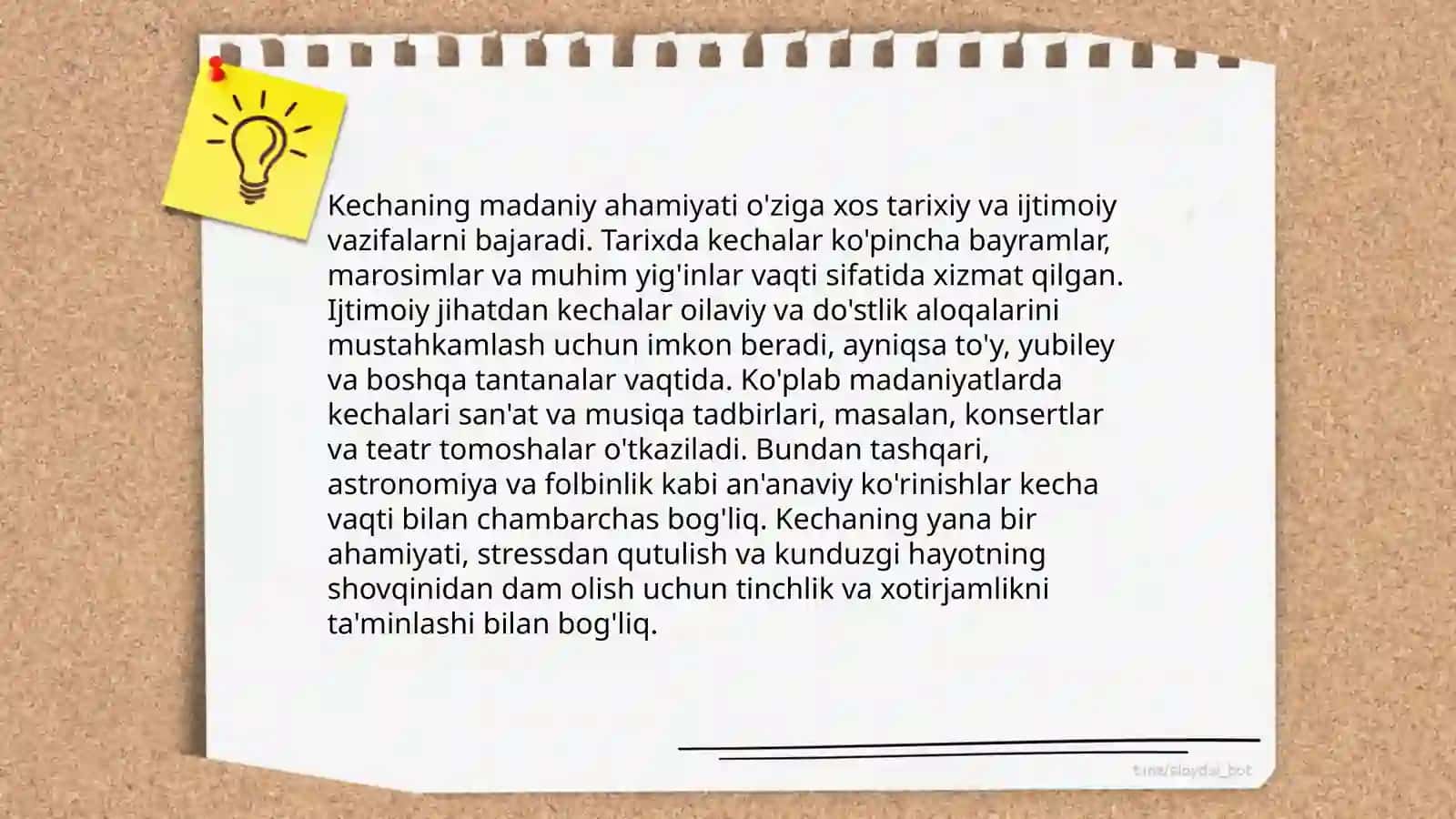 Kecha va bugun: vaqt tushunchasi 4