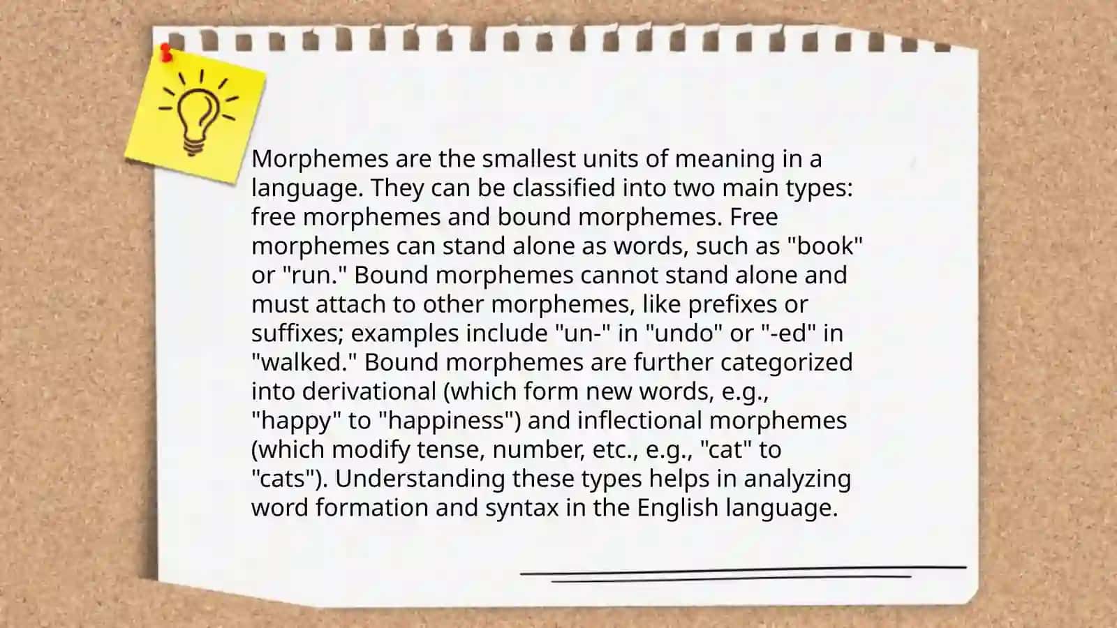 What is Morphology in English 4