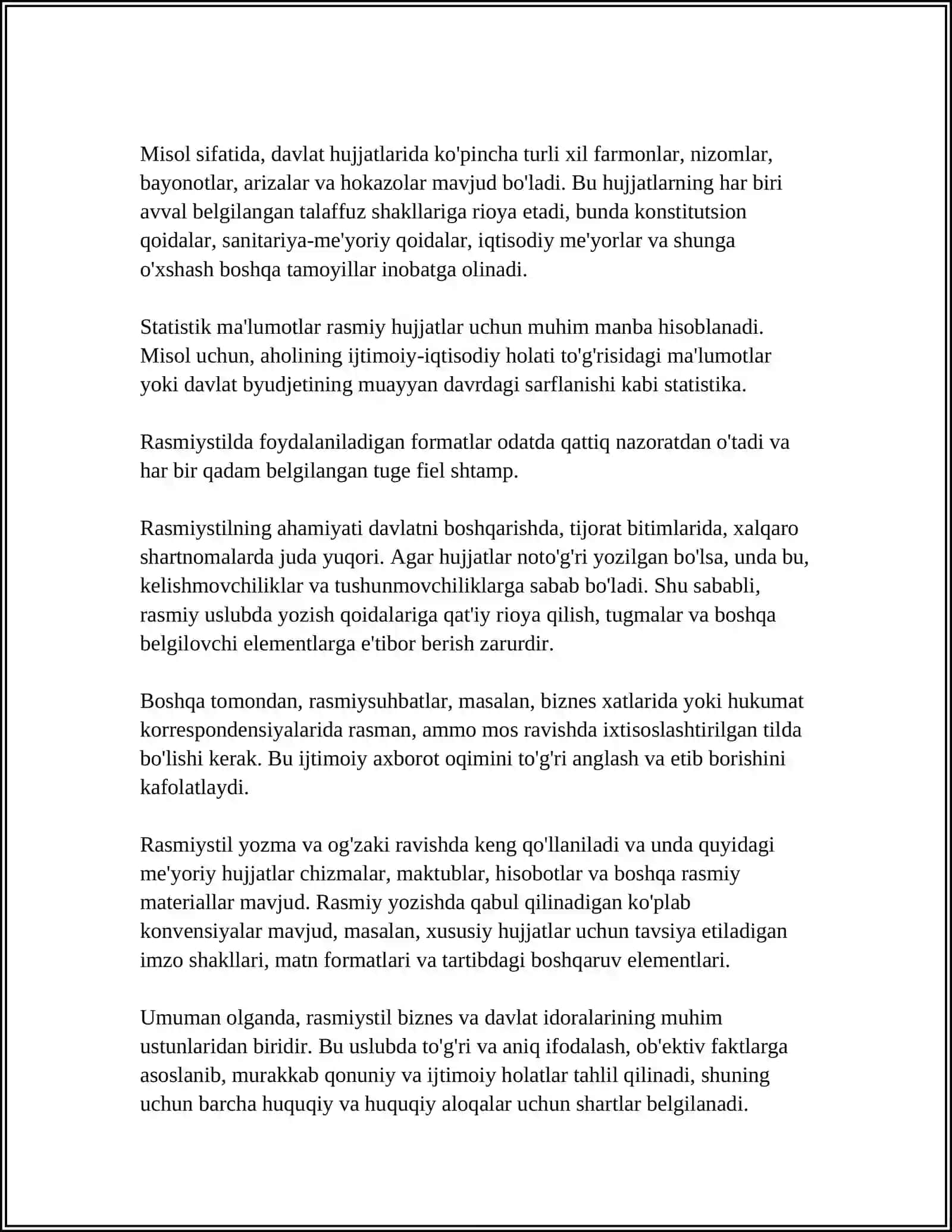 RASMIY USLUB VA UNING USLUBIY XUXUSIYATI 4