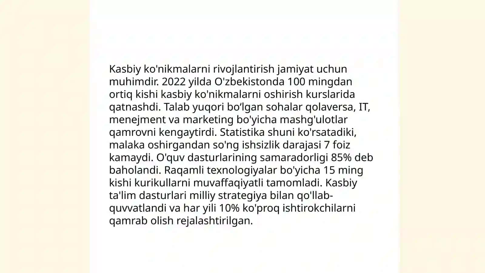 Karerani rejalashtirish va rivojlantirish 4
