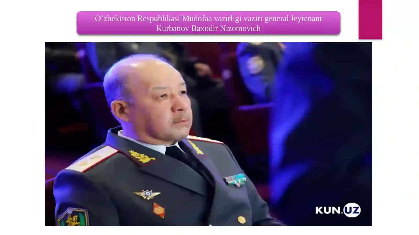 O‘zbekiston Respublikasi Mudofa vazirligining unvonlari 4