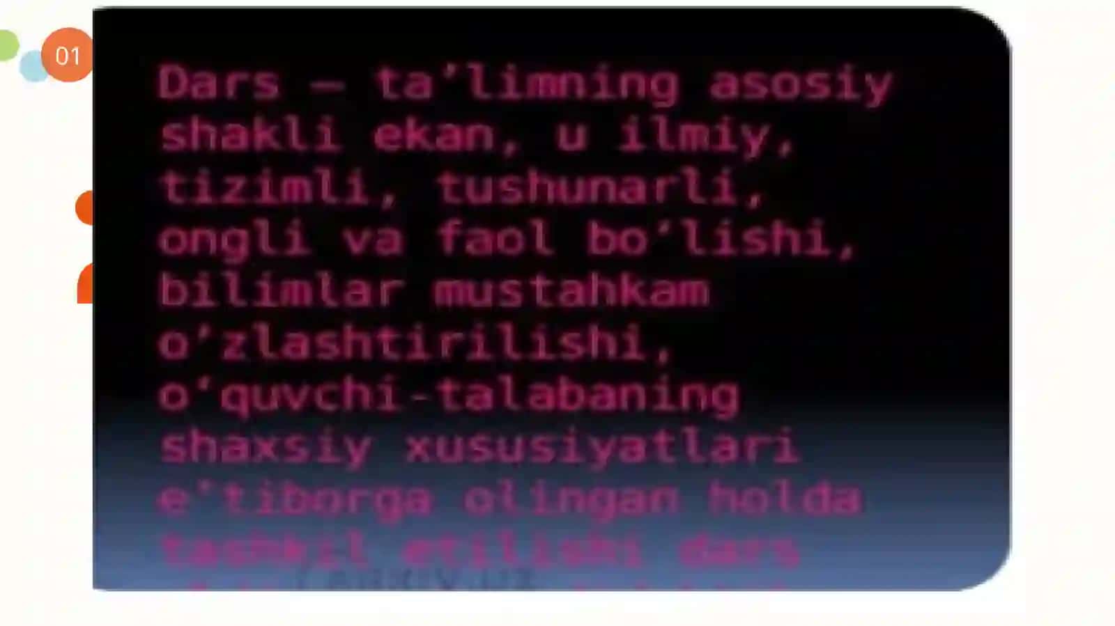 TA'LIMNI TASHKIL ETISHNING ASOSIY SHAKLI 4
