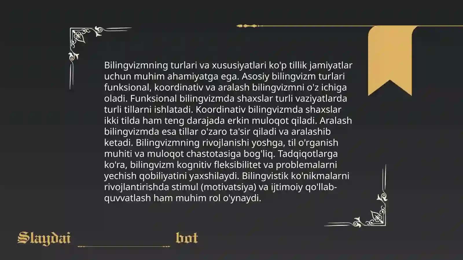 Bilingvizm va uning turlari 4