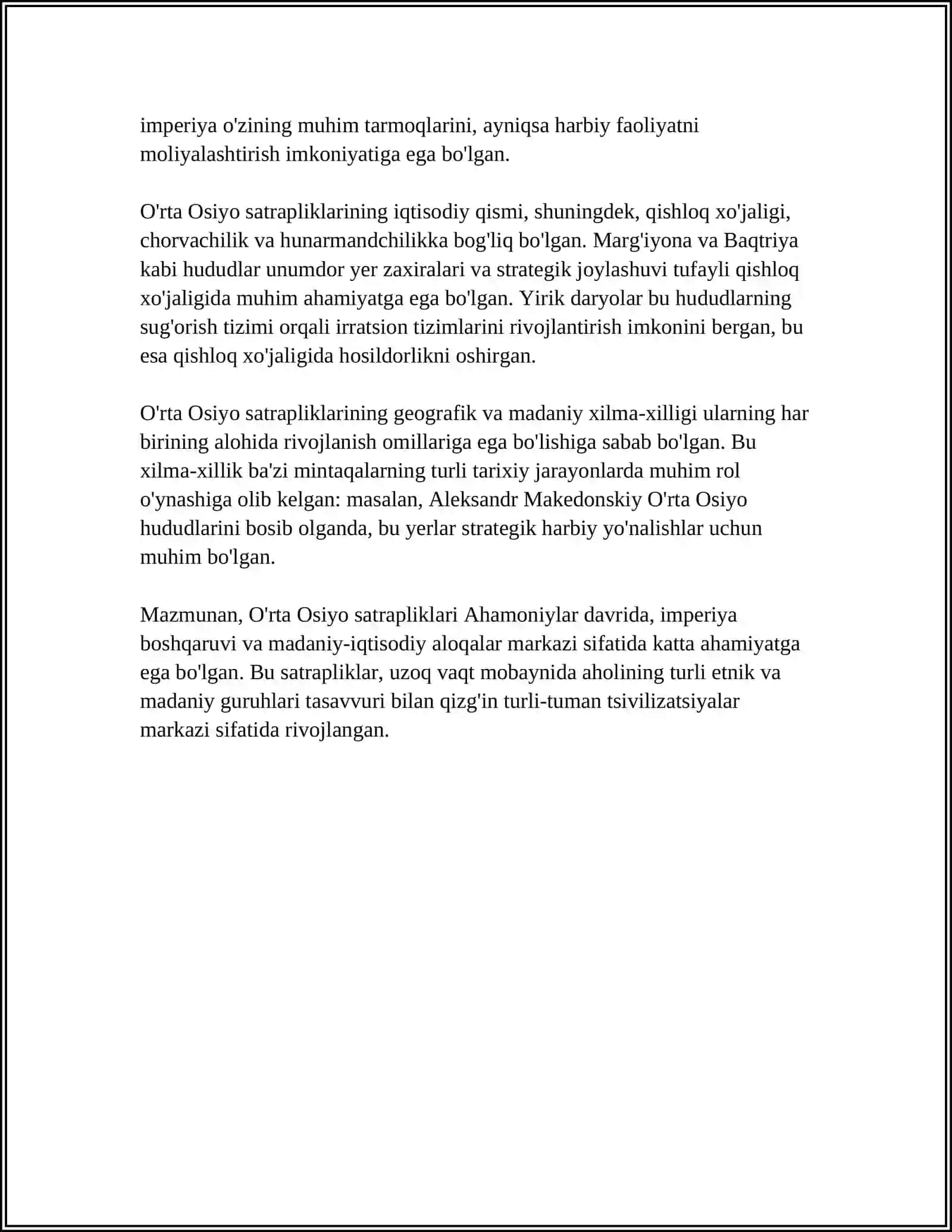 OʻRTA OSIYO SATRAPLIKLARI BOSHQARUVI 4
