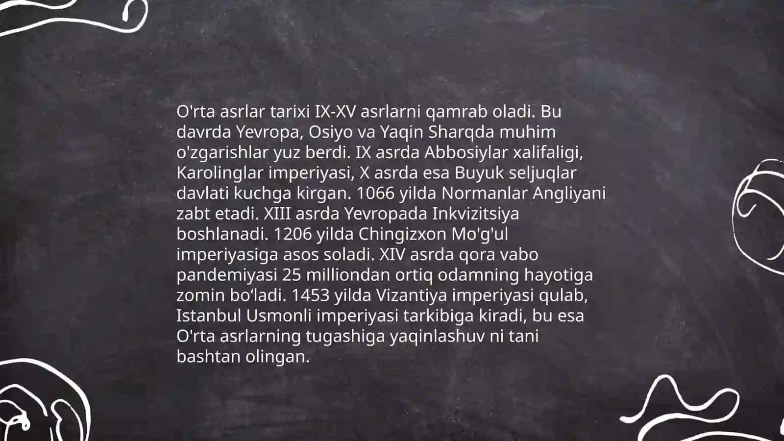 Tarixiy tadqiqotlar vaqt 4