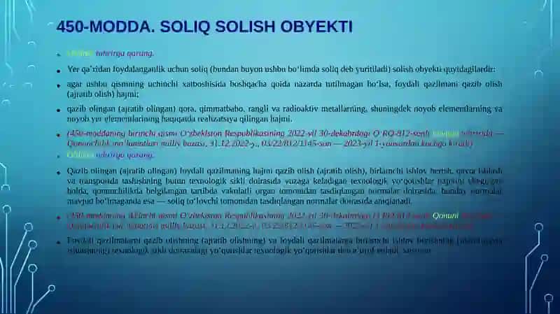 Soliq va soliqqa tortish fanidan 4